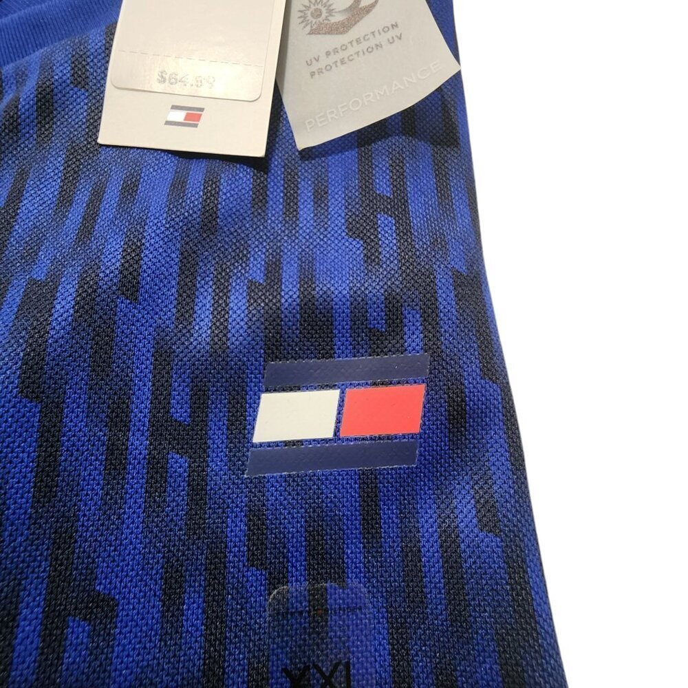 Tommy Hilfiger Men's T-Shirt Sport Wicking UV‎ Short Sleeve Polyester XXL - Picture 8 of 12